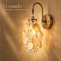 Ervanelo™ Aurevia Capiz Crystal Wall Sconce
