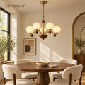 Ervanelo™ Rowan 6-Light Walnut Globe Chandelier