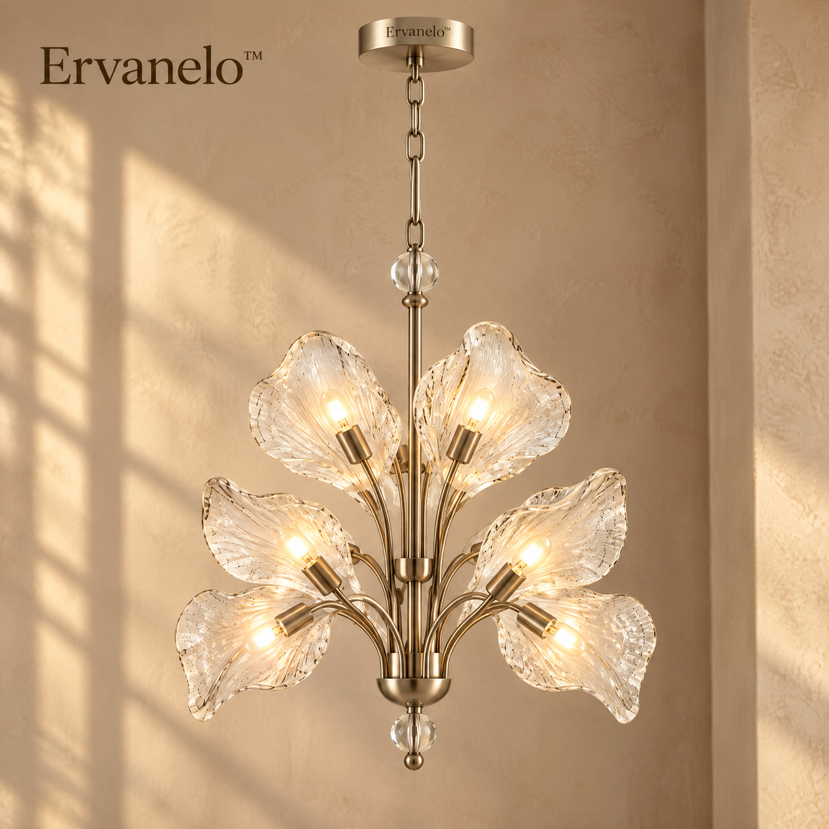 Ervanelo™ Rosalie 5-Light Floral Rose Chandelier