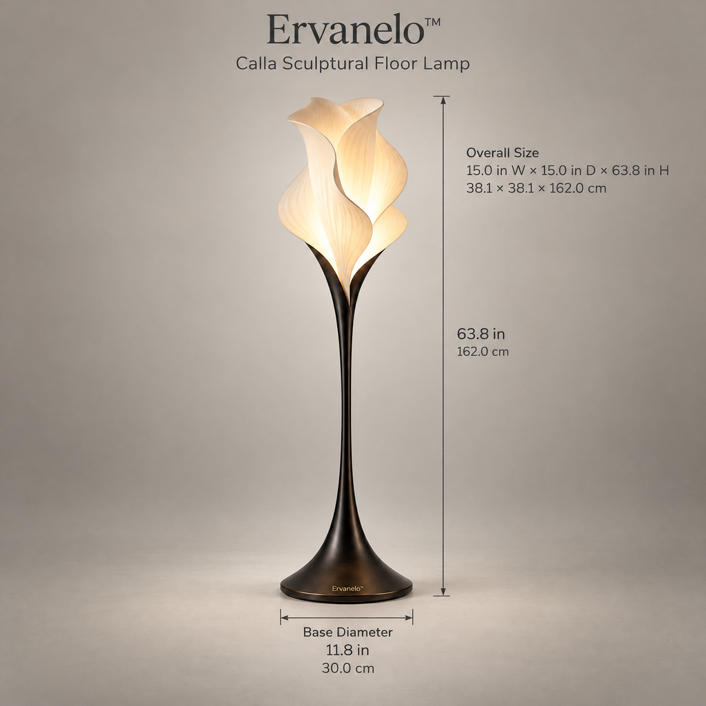 Ervanelo™ Calla Sculptural Floor Lamp